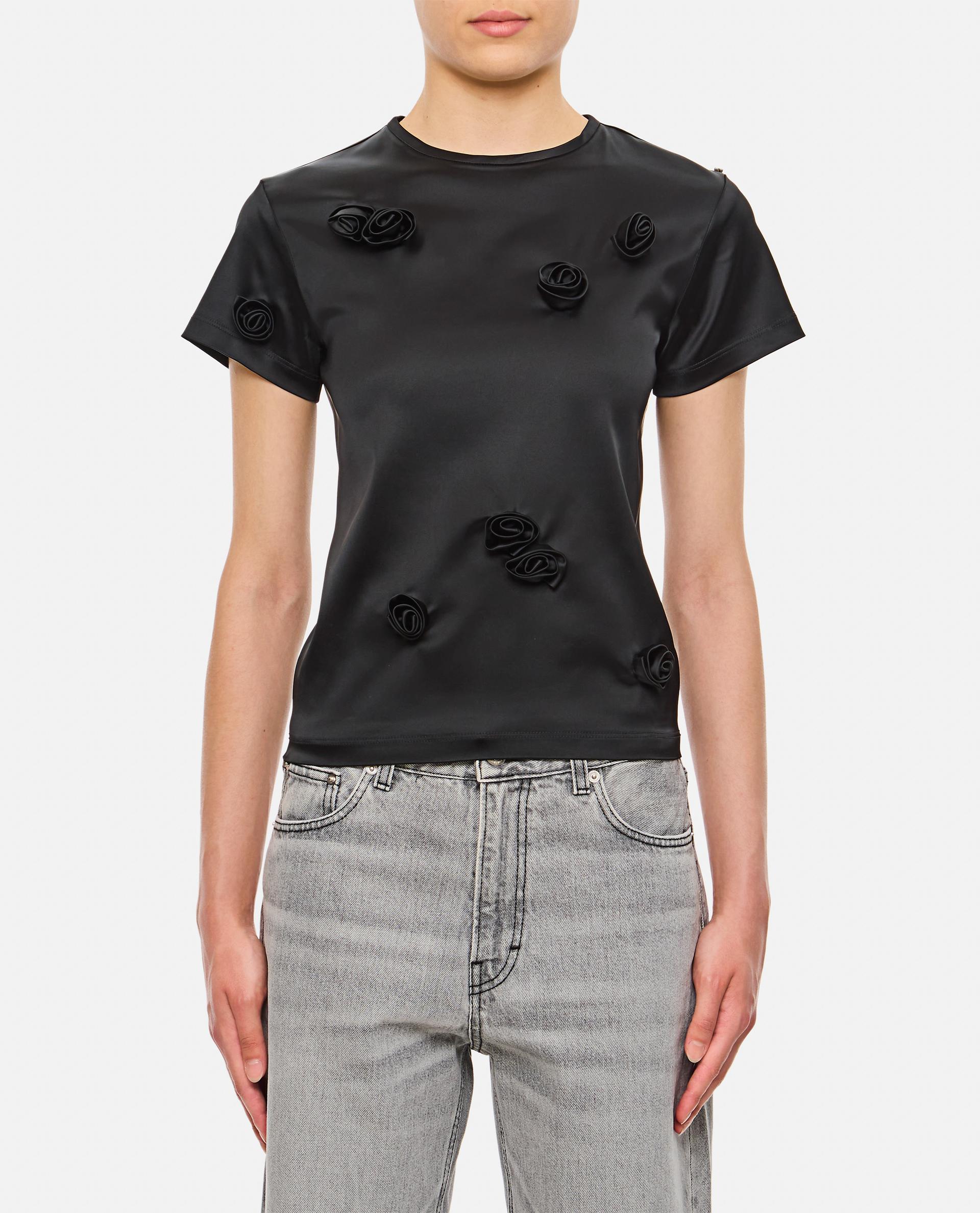 sportmax t-shirts and polos black pc pa ea - women