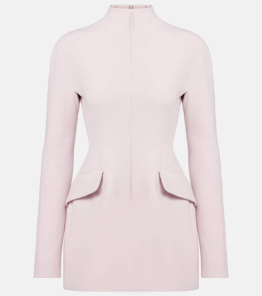 sportmax tefrite crêpe minidress
