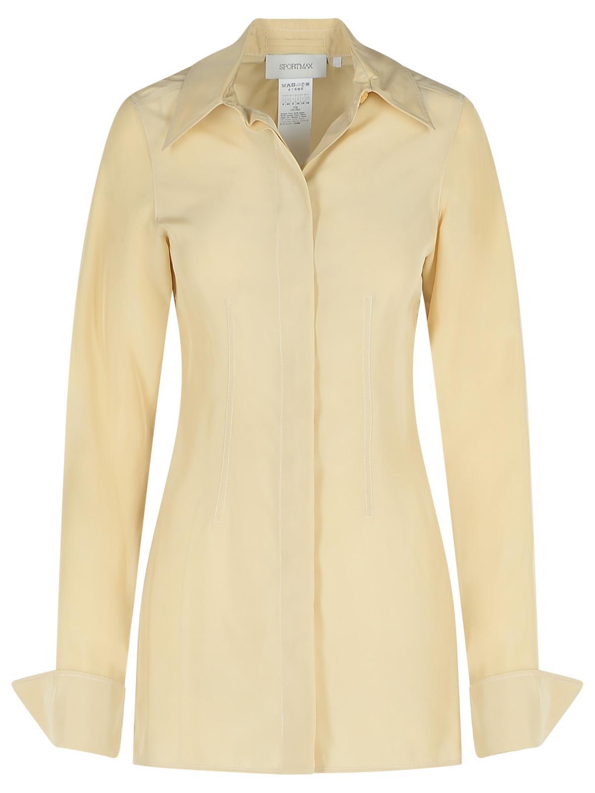 sportmax teoria beige viscose jacket