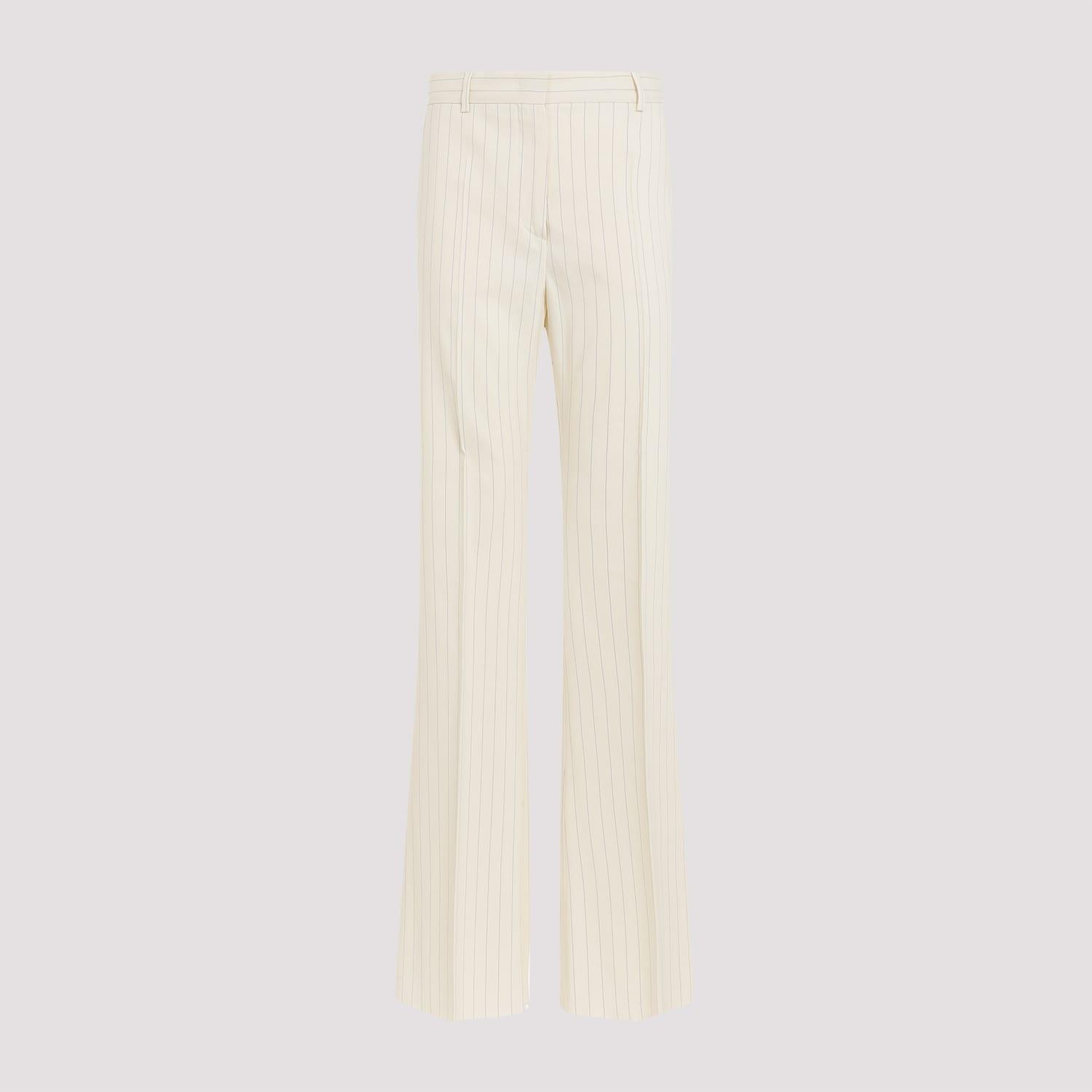 sportmax tritone pinstriped trousers