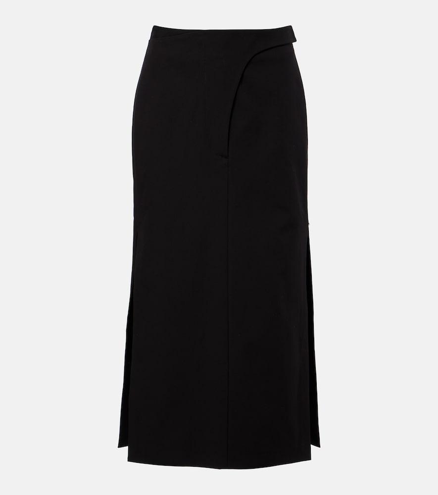 sportmax velo cotton pencil skirt