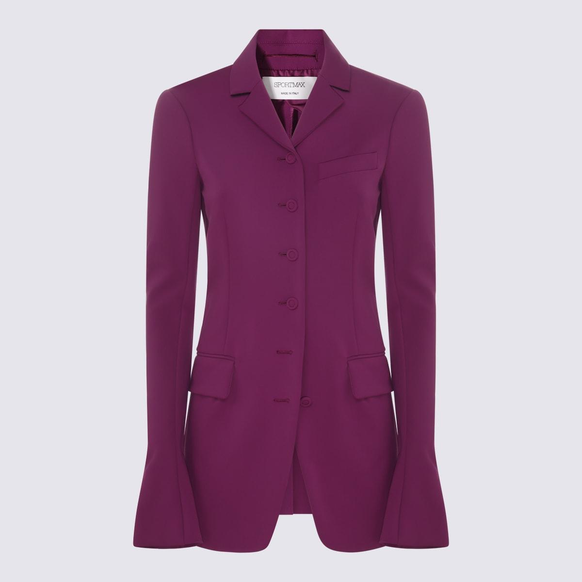 sportmax violet spezie blazer
