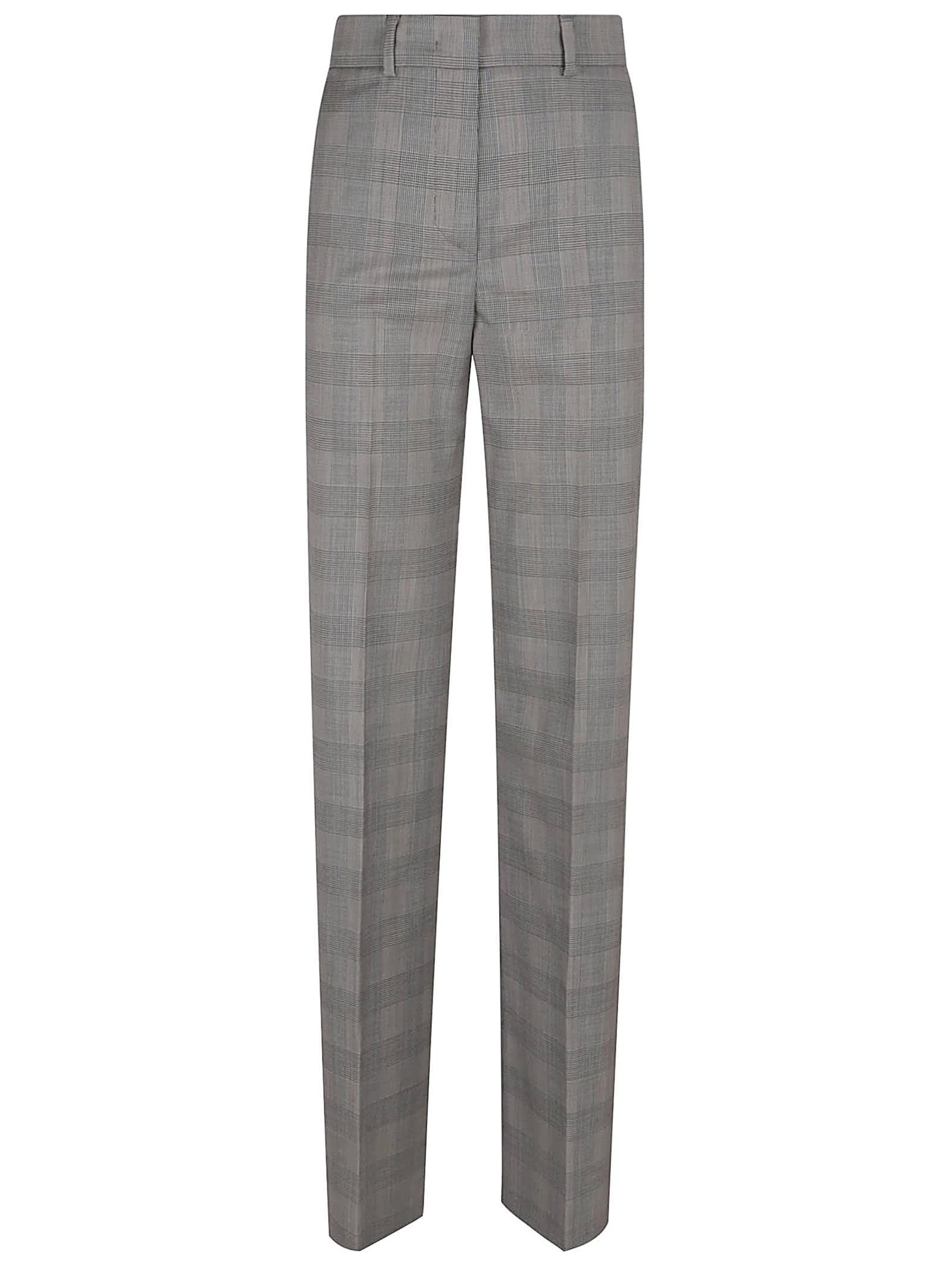 sportmax weekend max mara batun checked straight leg pants