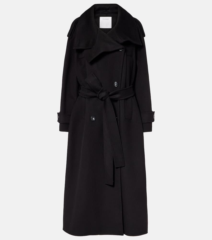 sportmax yole virgin wool trench coat