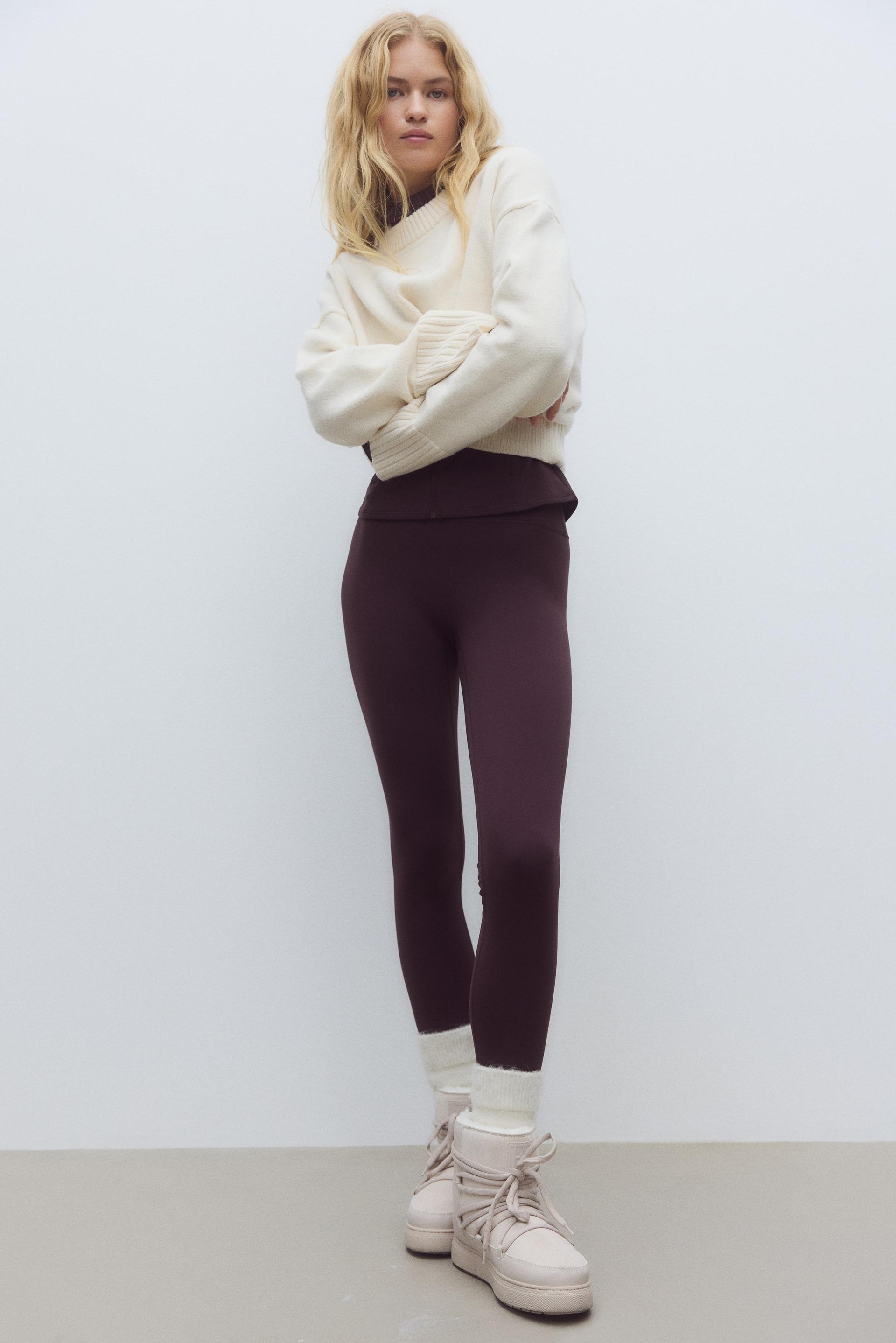 sports fleece leggings with softmove™