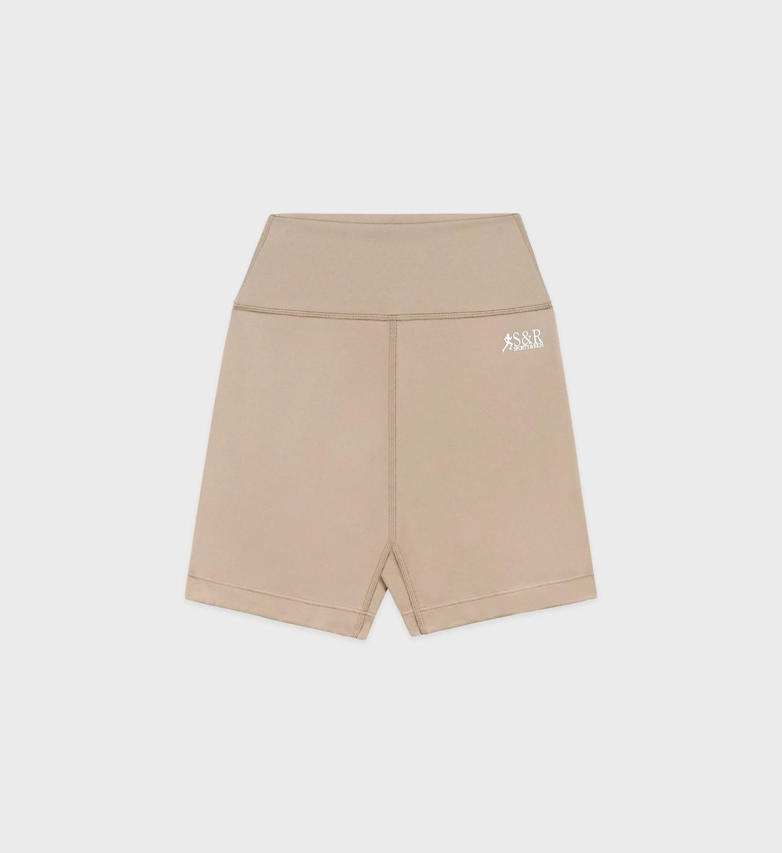sporty & rich sr runner biker short