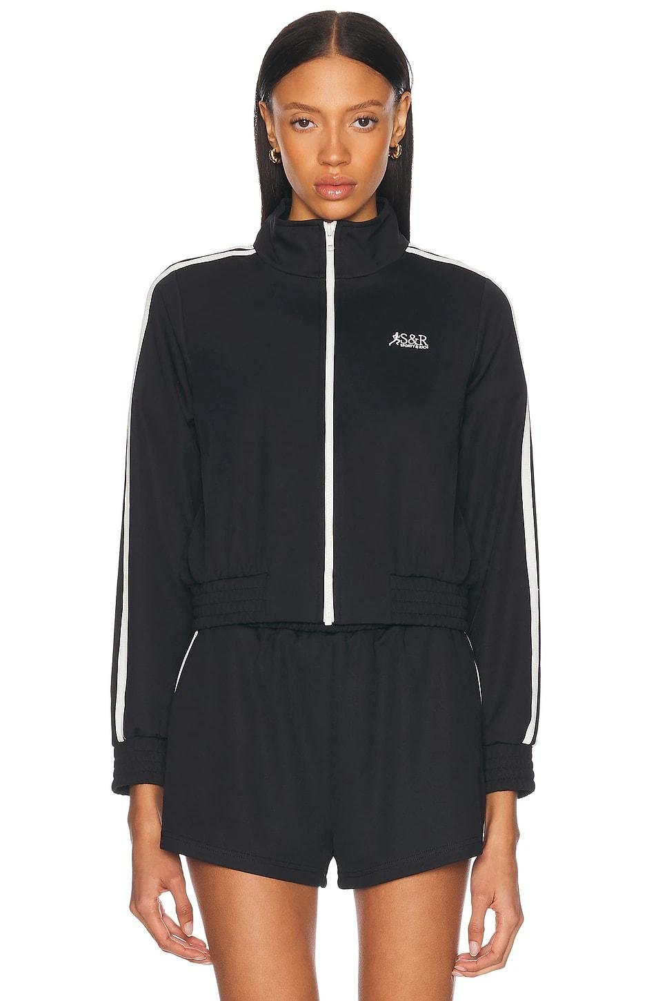 sporty & rich sr runner elio track jacket