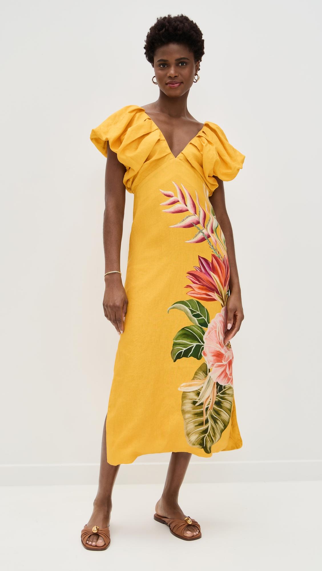 spring awakening midi dress