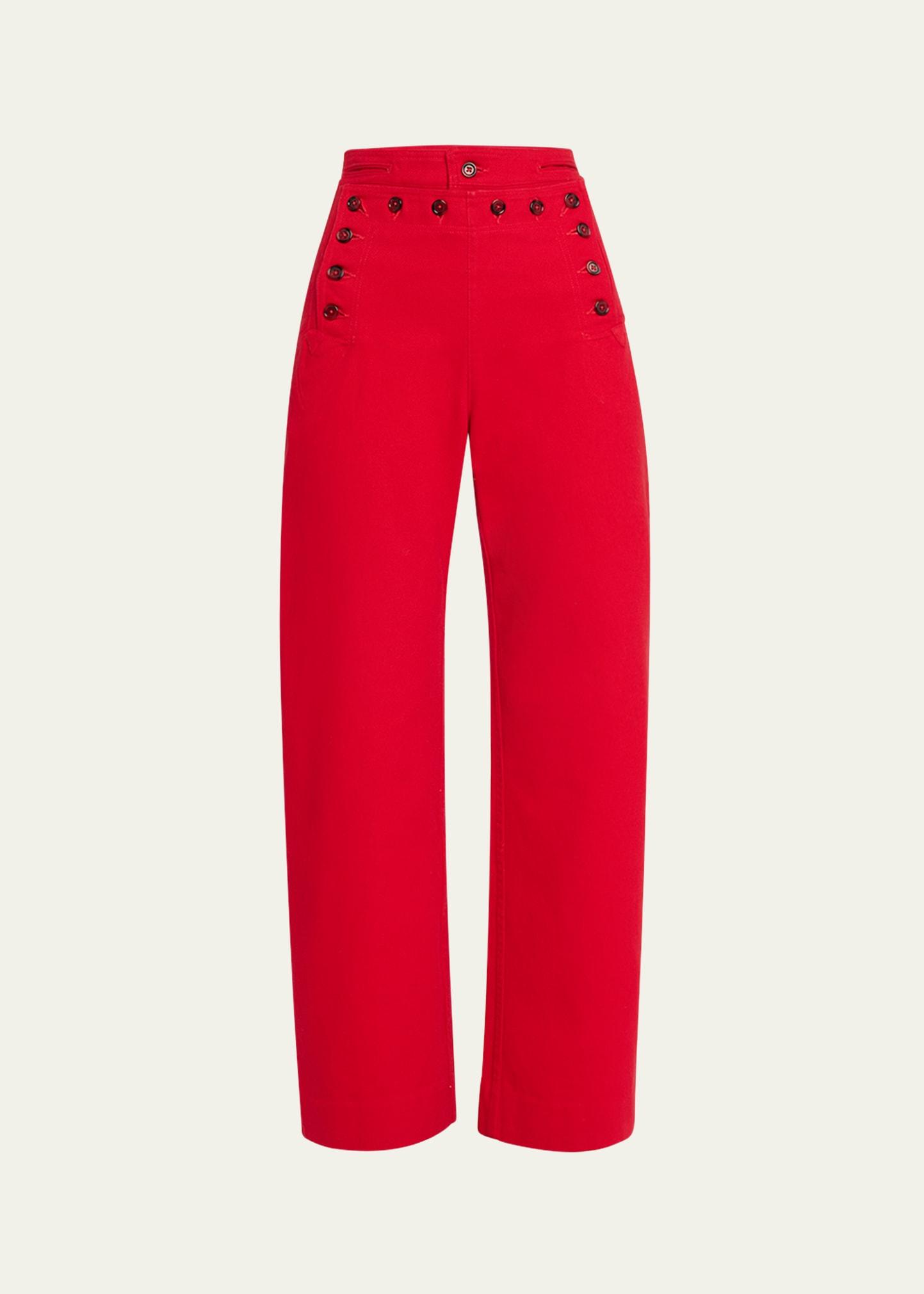 spring twill sailor trousers