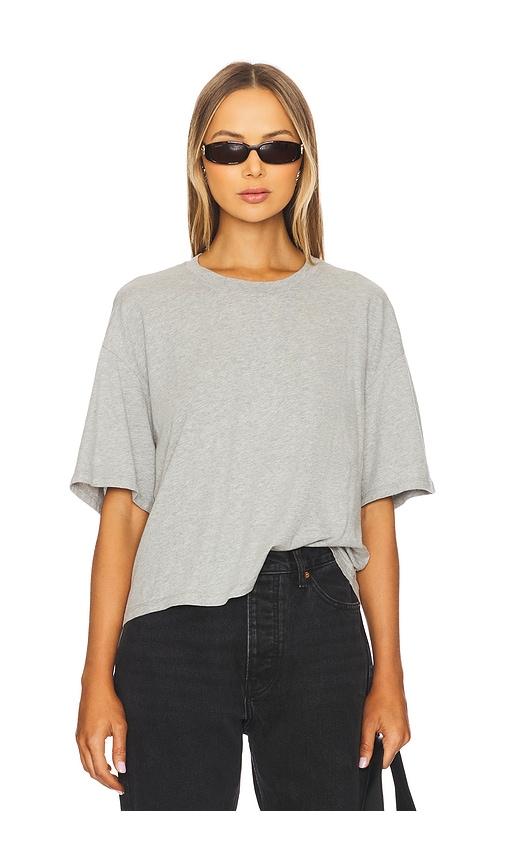 sprwmn oversized boxy t-shirt in grey.