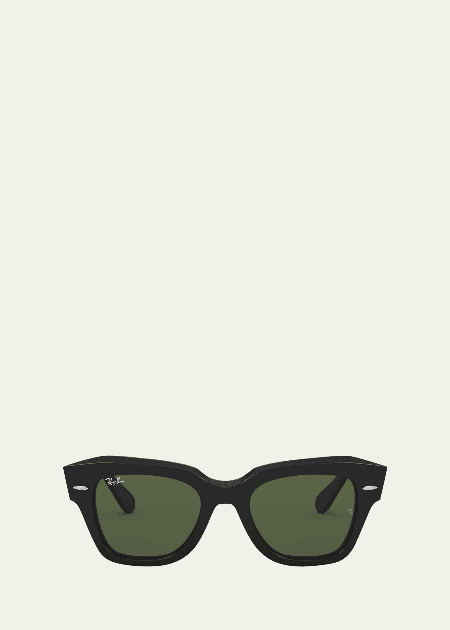 square acetate sunglasses, 49mm