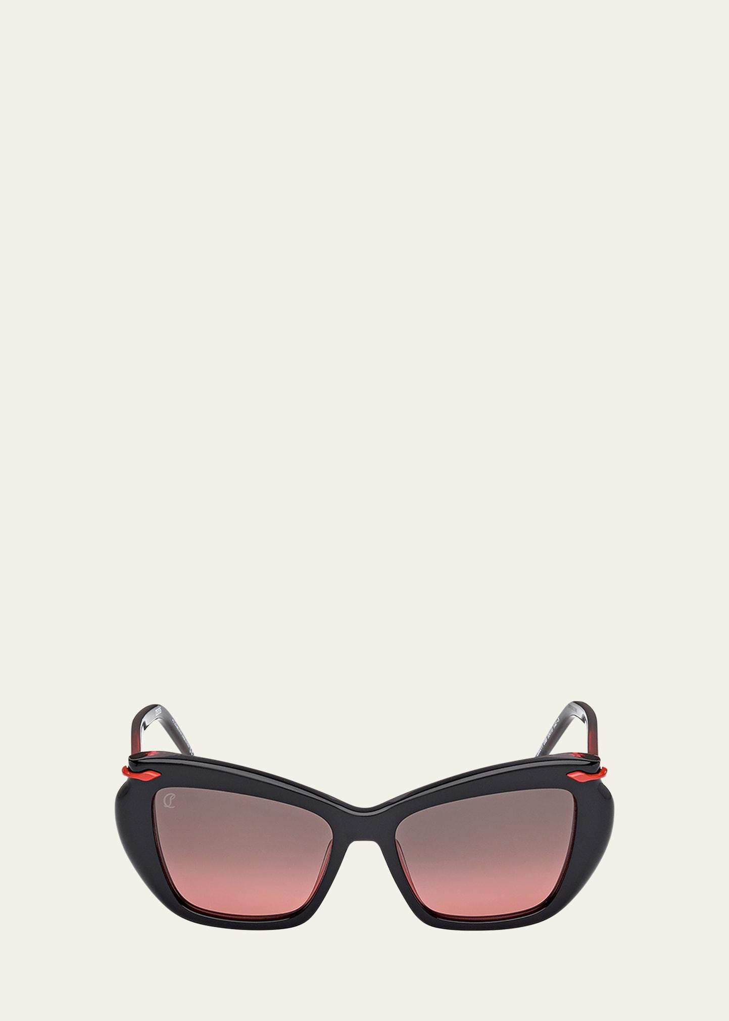 square acetate sunglasses