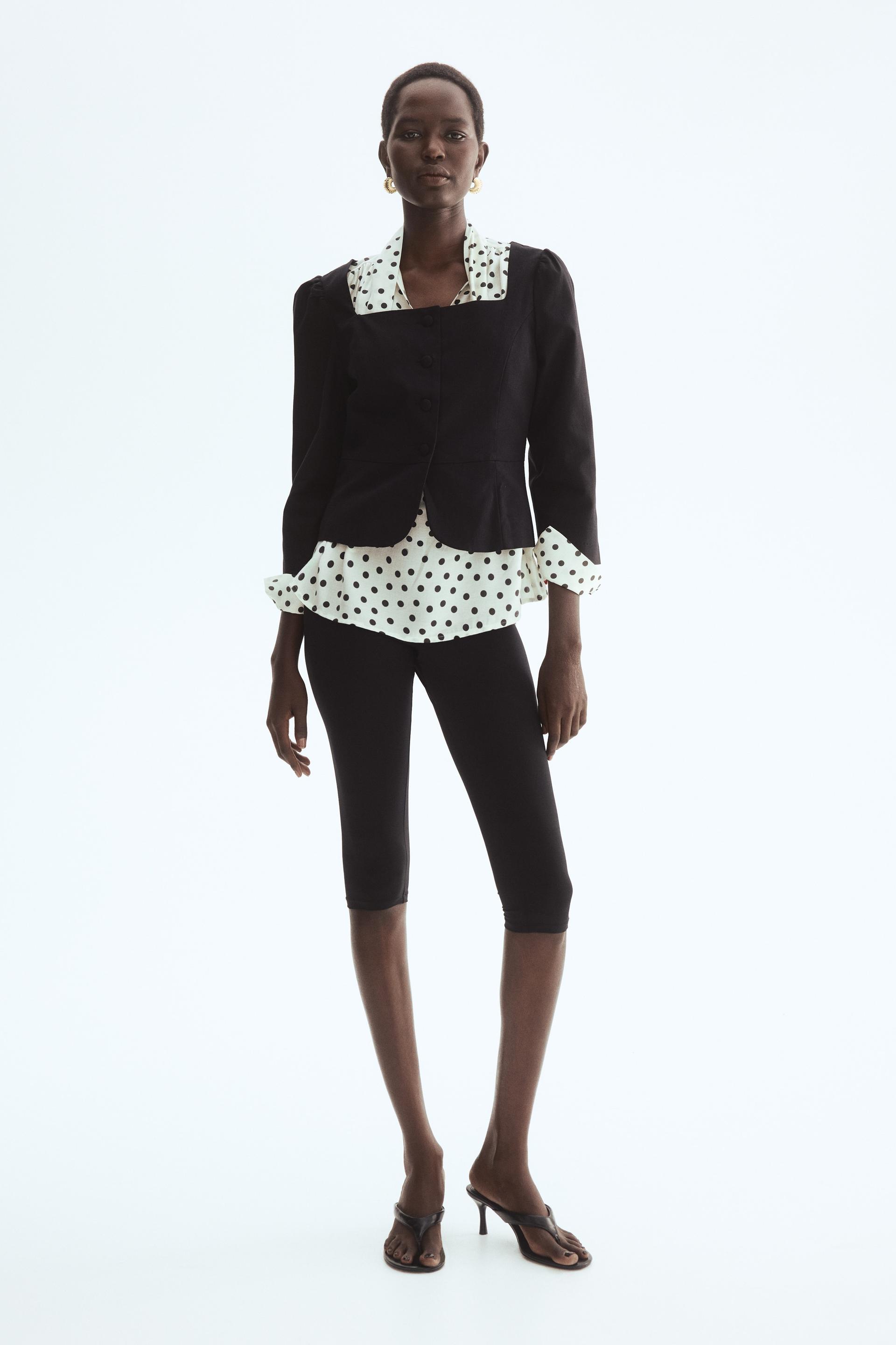 square-neck blazer