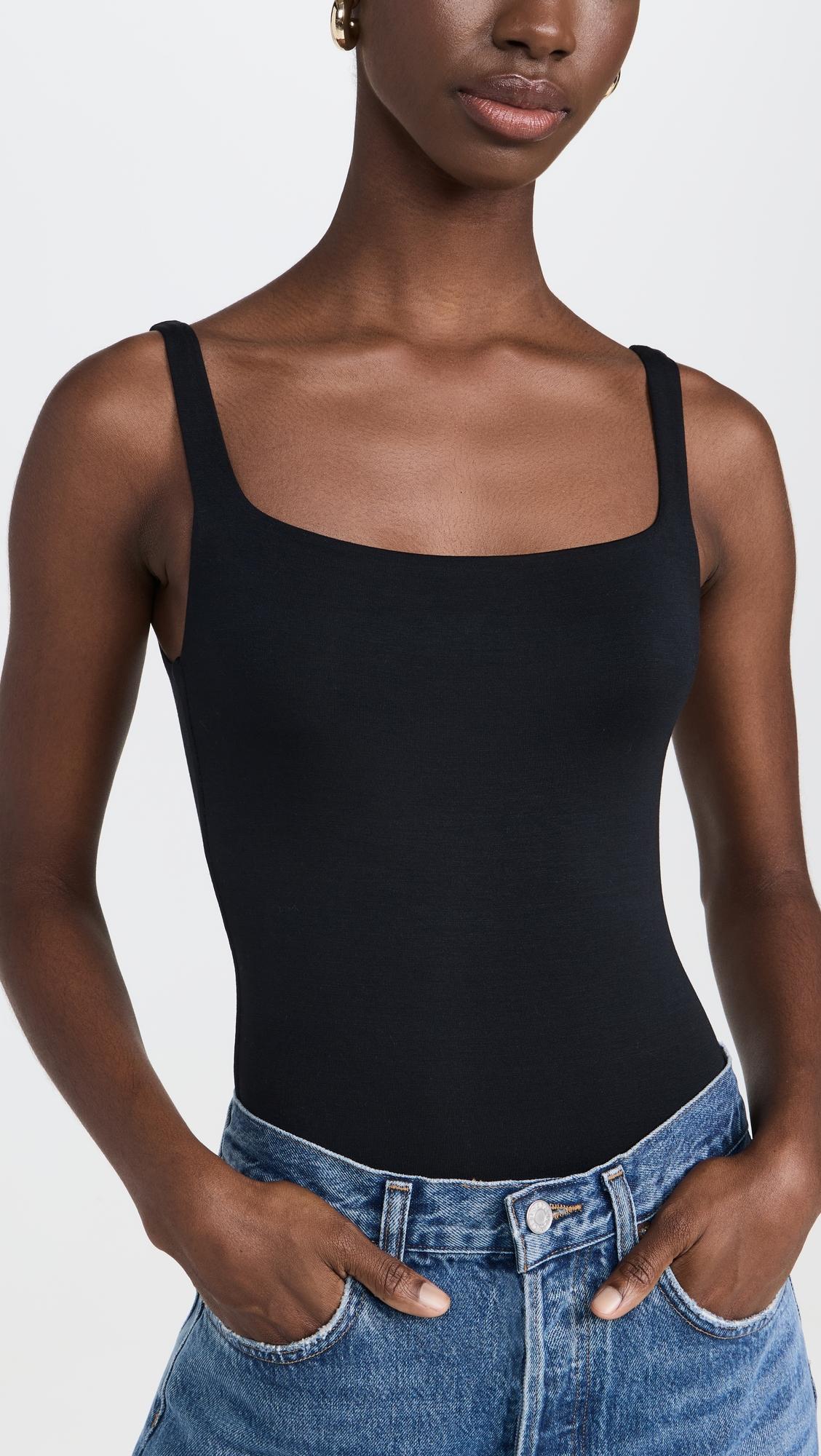 square neck bodysuit