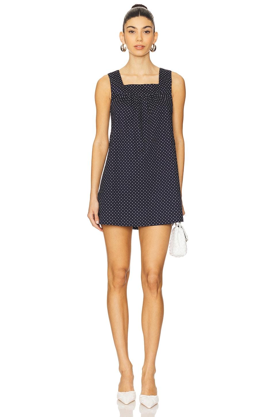 square neck mini dress