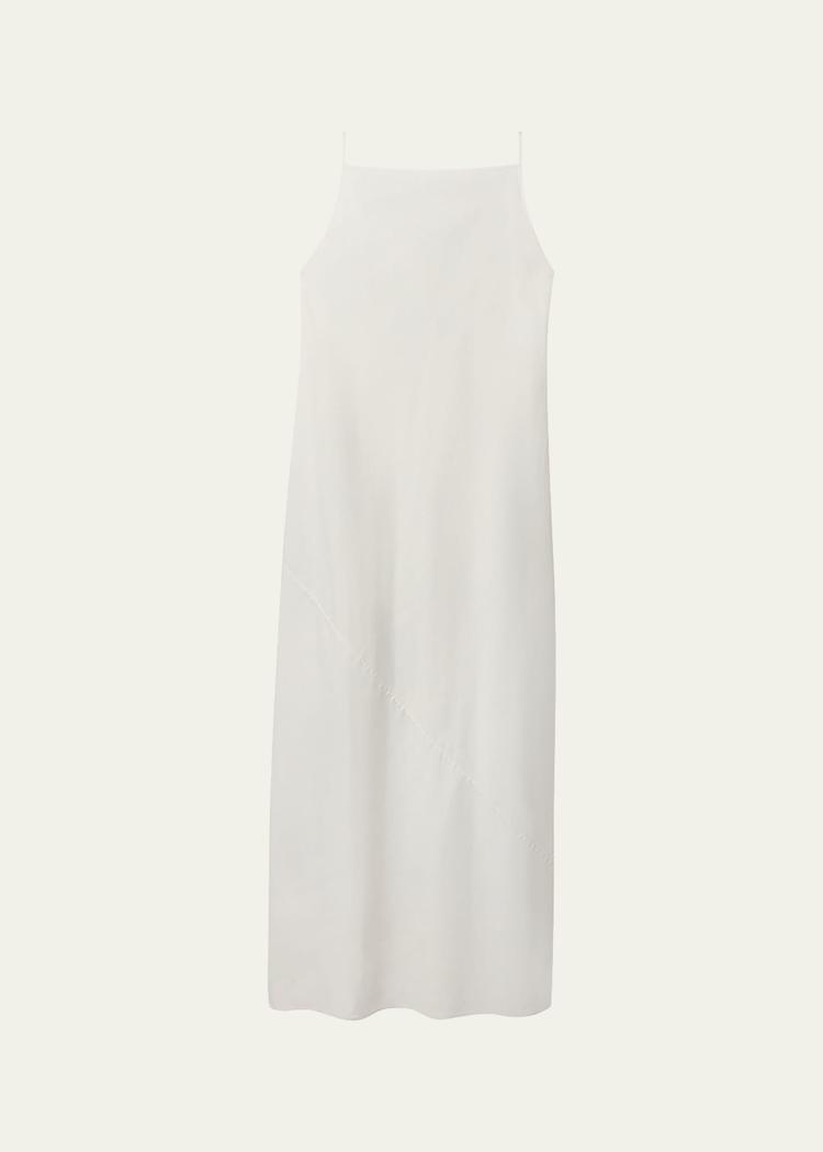 square-neck slip dress