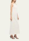 square-neck slip dress