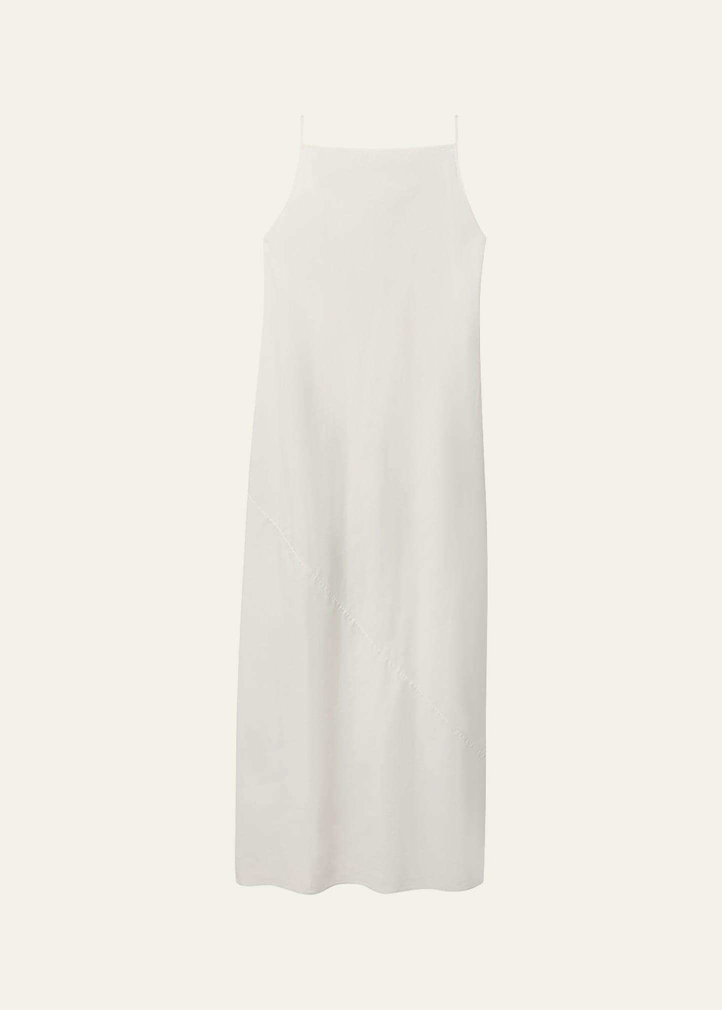 square-neck slip dress