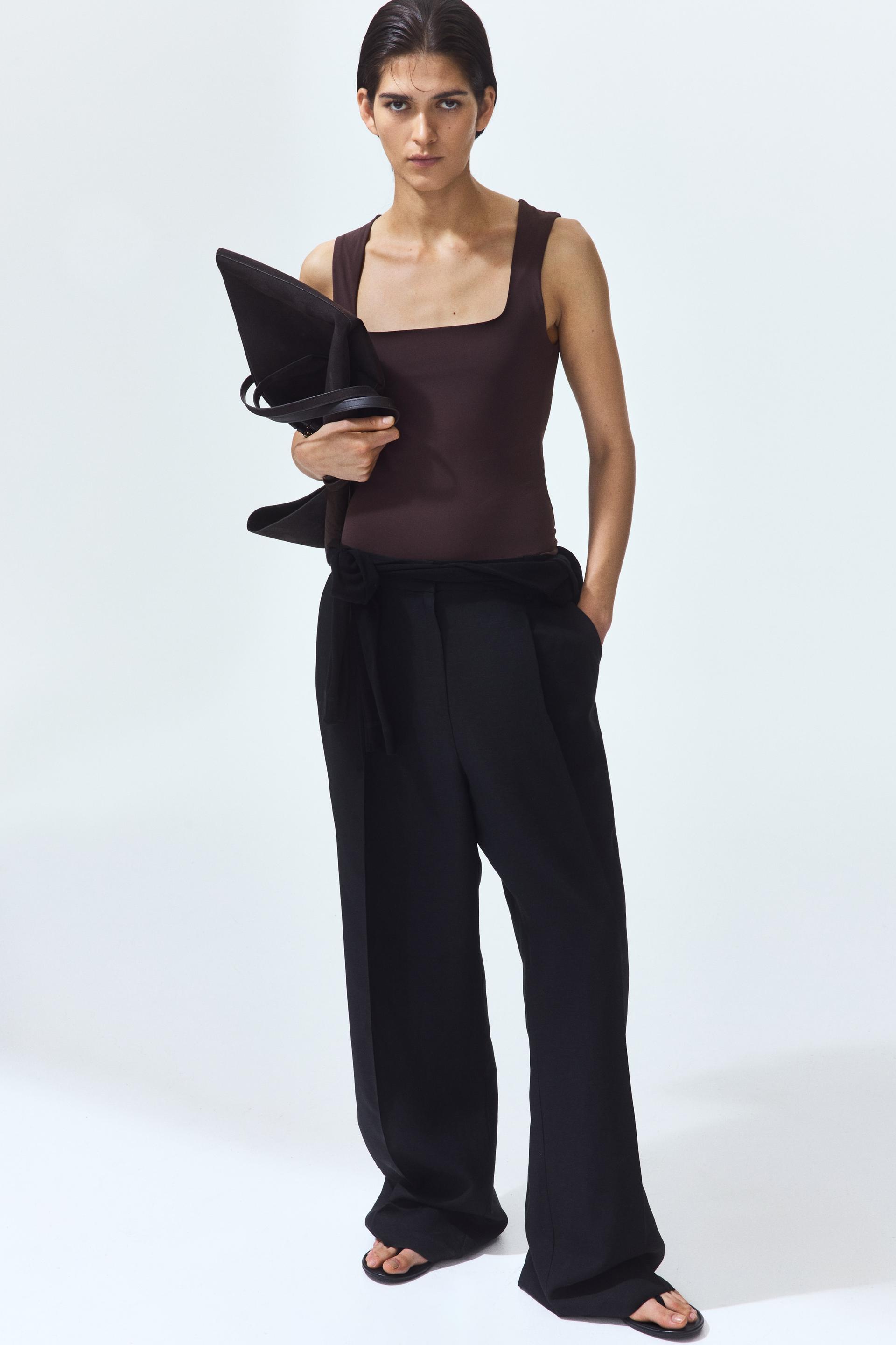 square-neck tank top
