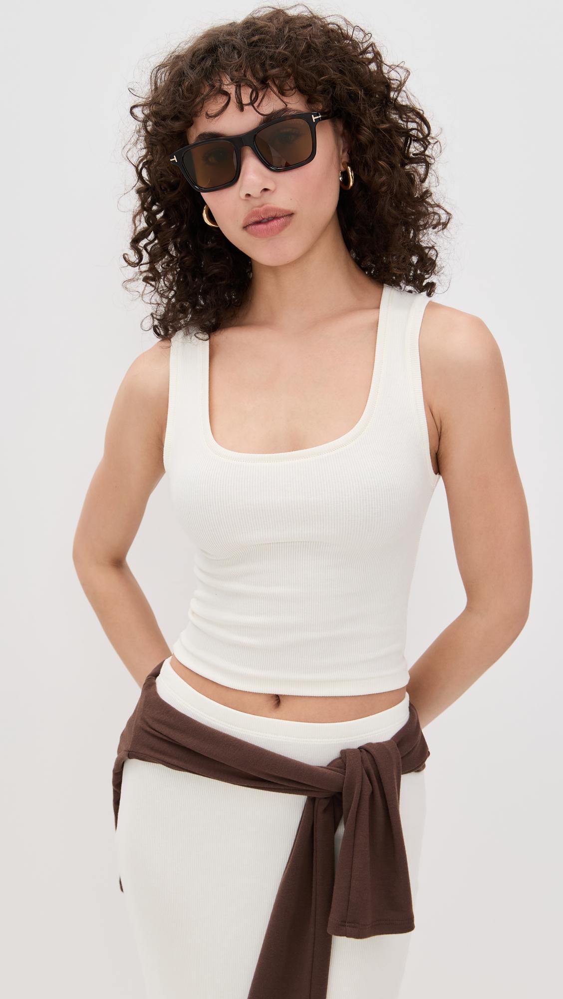 square neck tank