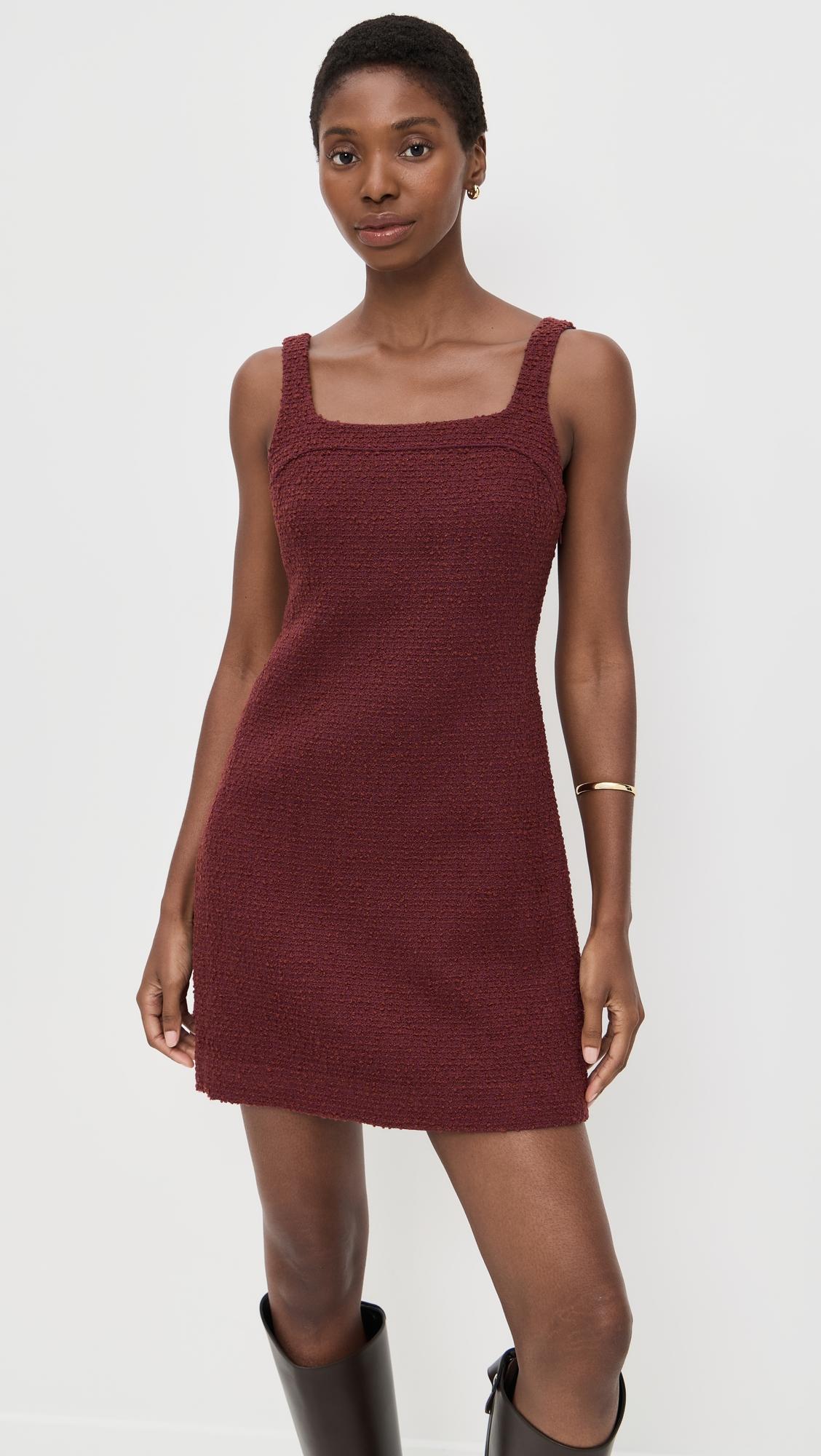 square neck yoke dress
