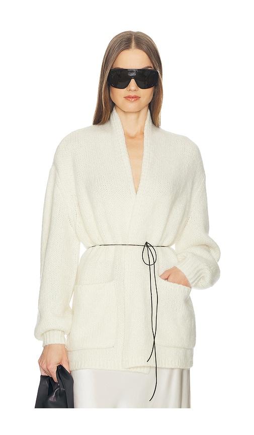 srg brookelynn cardigan in ivory.