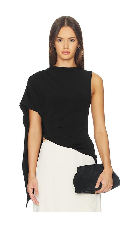 srg cleo top in black.