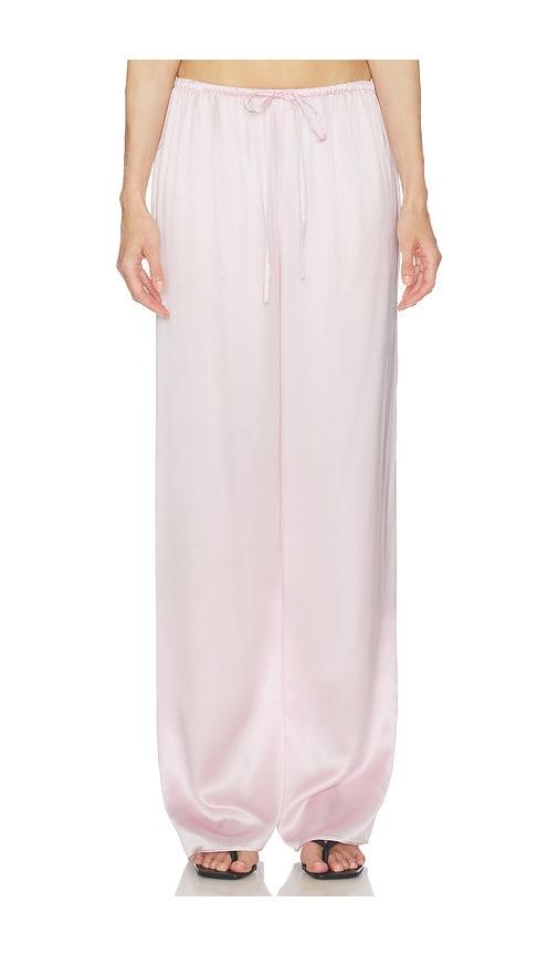 srg ellie silk pant in blush.