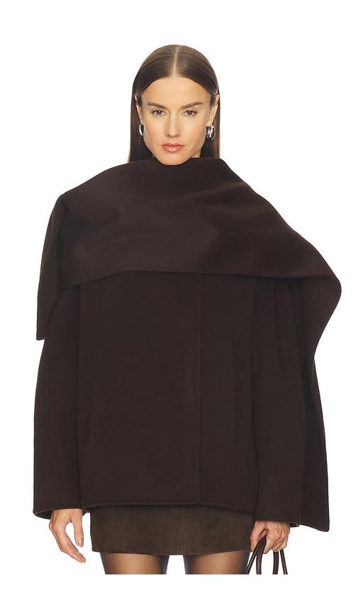 srg flynn jacket in chocolate.