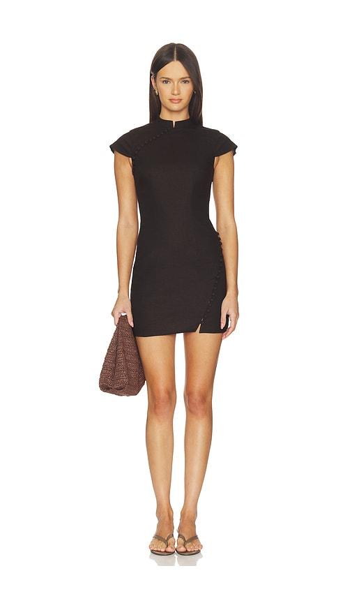 srg jana mini dress in chocolate.