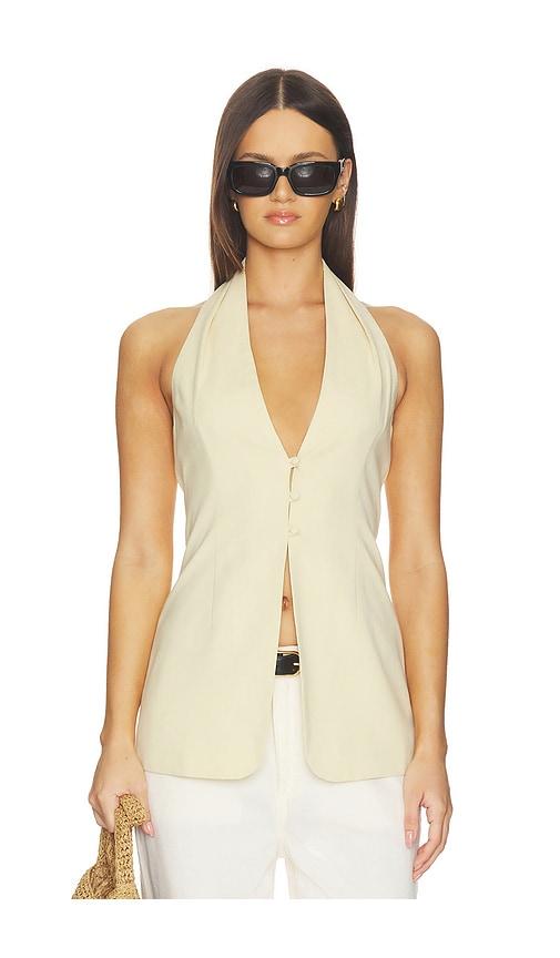 srg monika top in yellow.