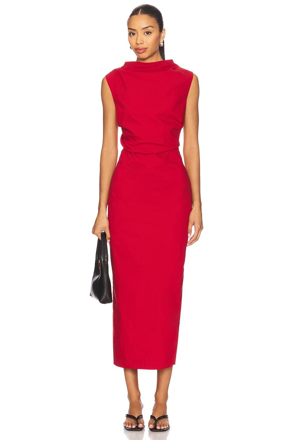 st agni soft sculptural dress