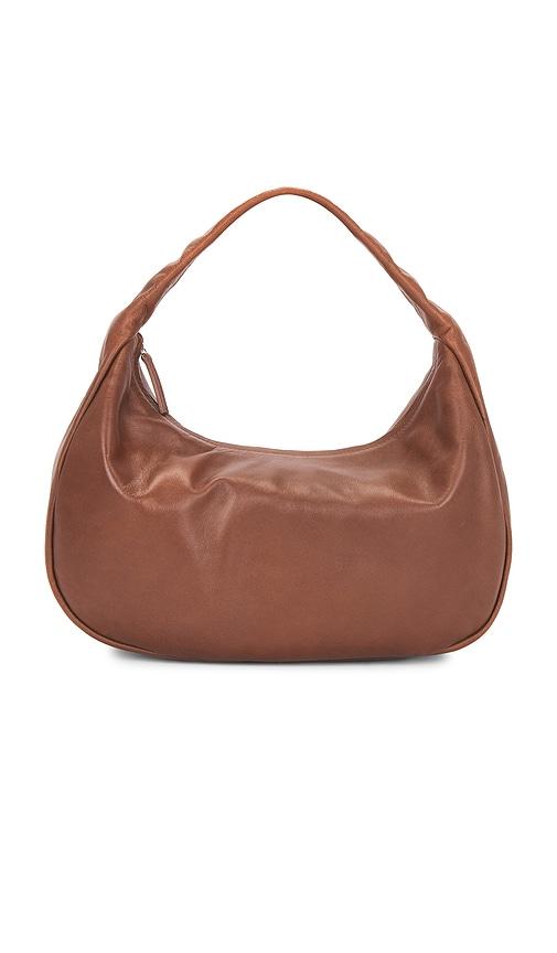 st. agni large bon bon bag in brown.
