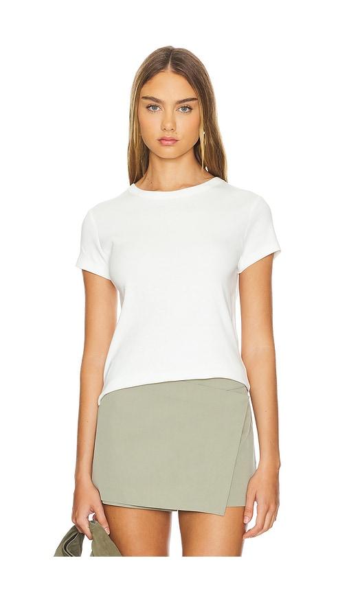 st. agni organic cotton baby tee in white.
