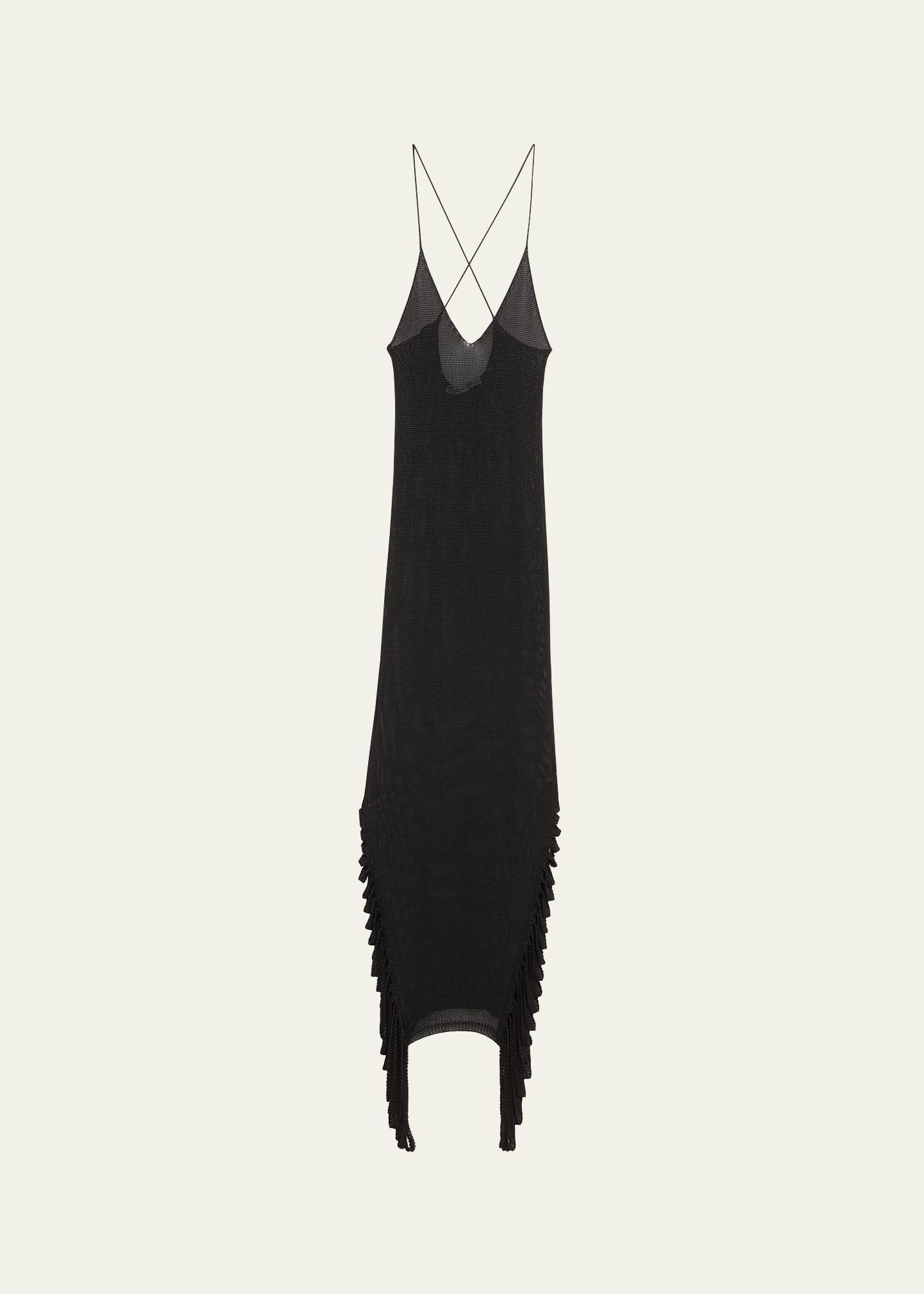 stalactite midi slip dress