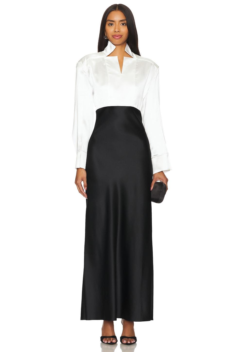 stand collar dress