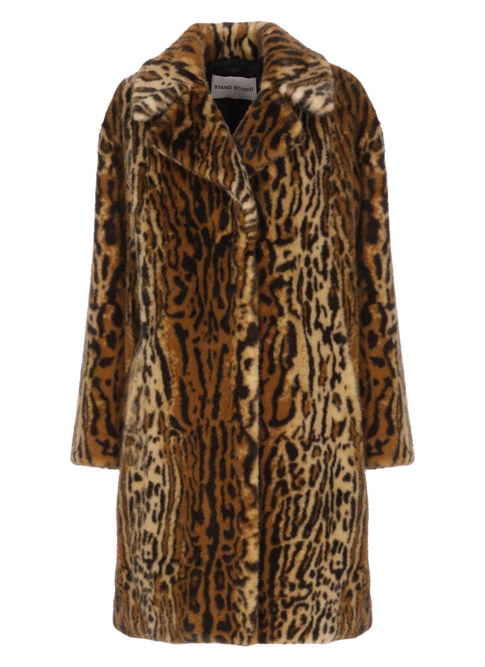 stand studio camille cocoon coat