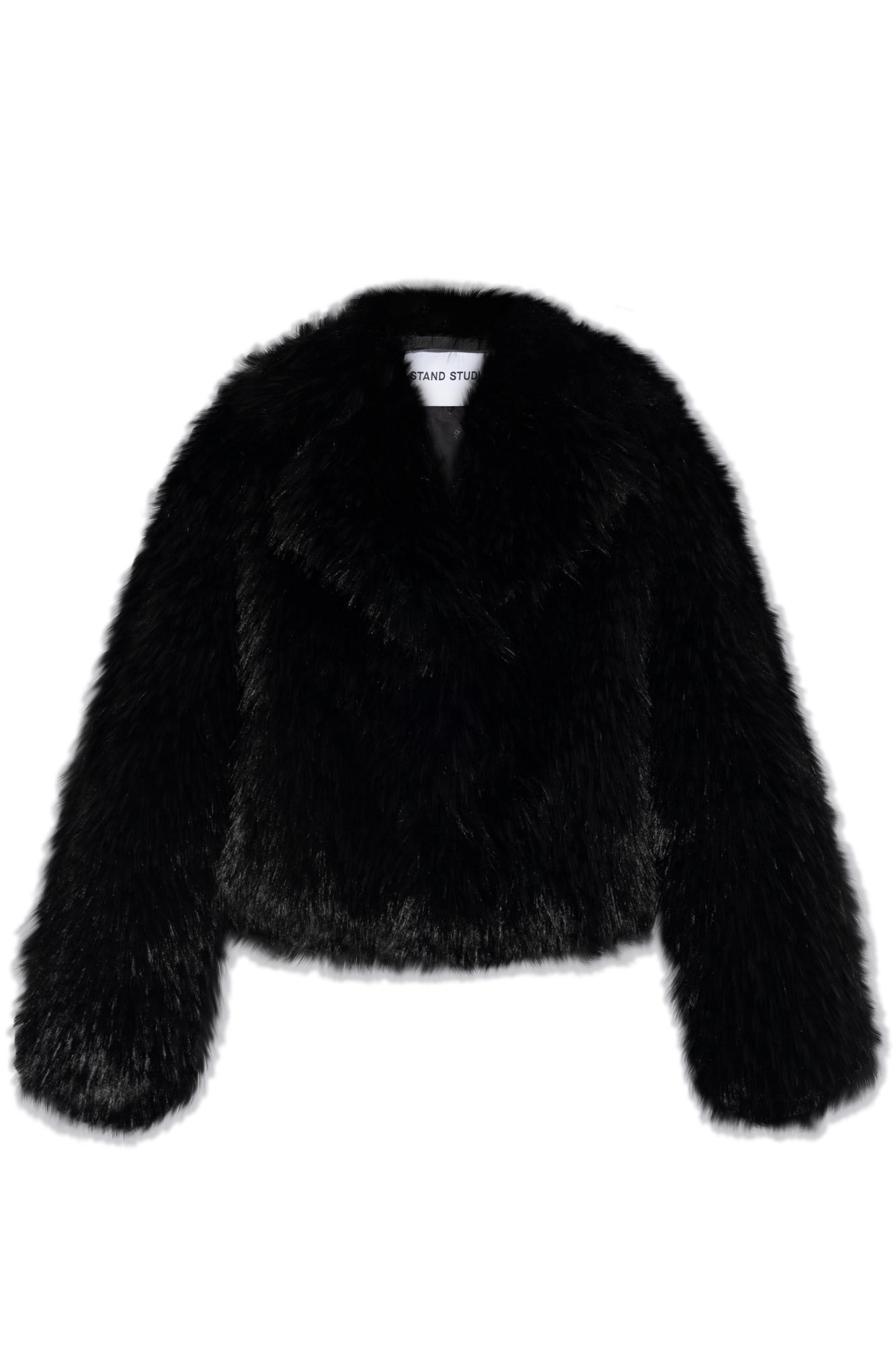 stand studio samara faux fur