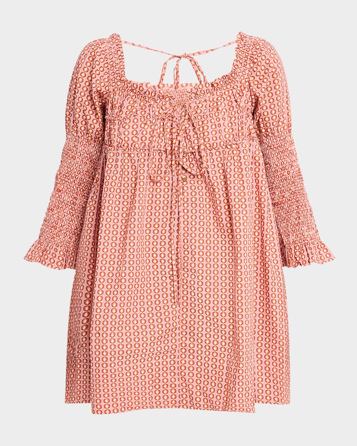 star dip mini dress