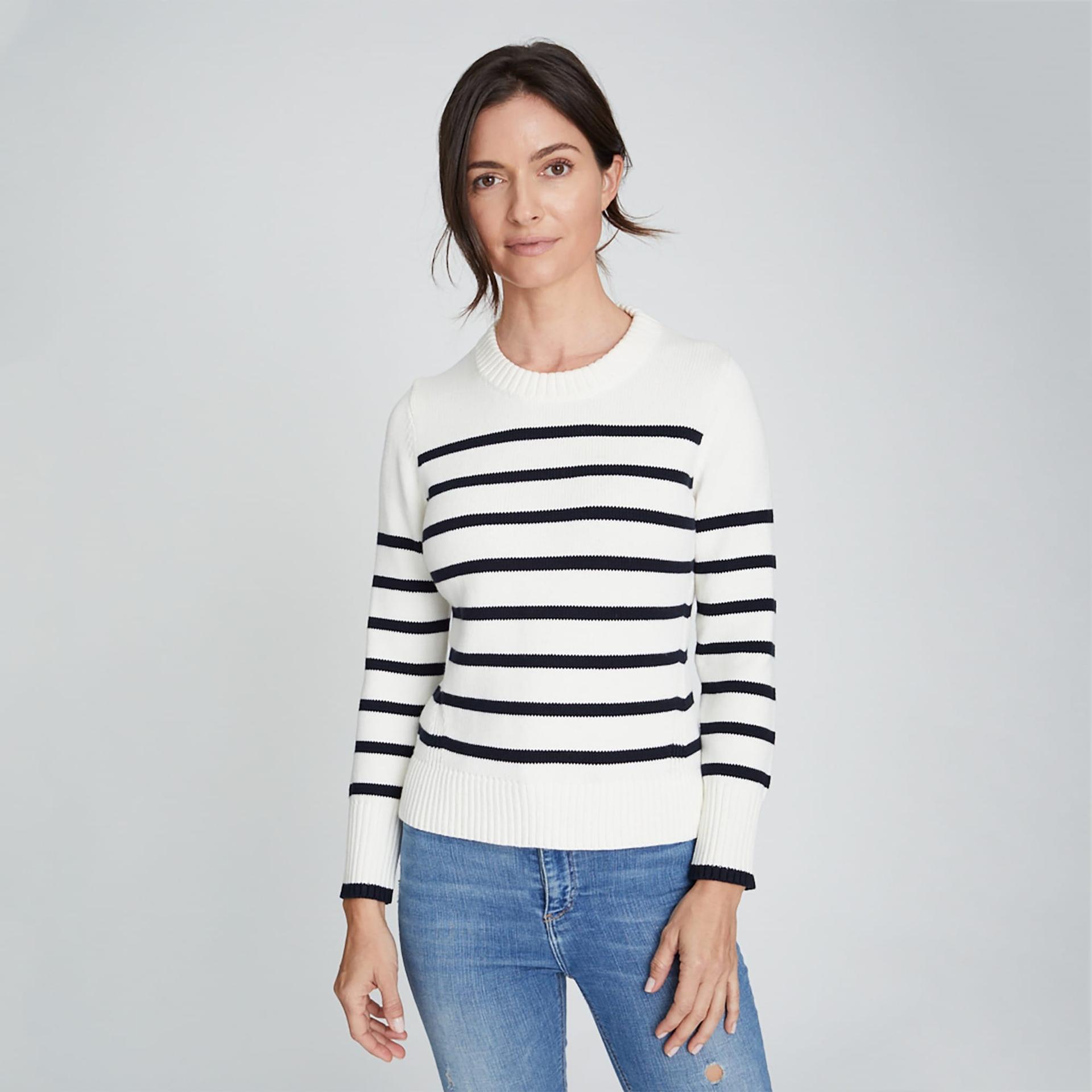 state of cotton nyc castine striped sweater