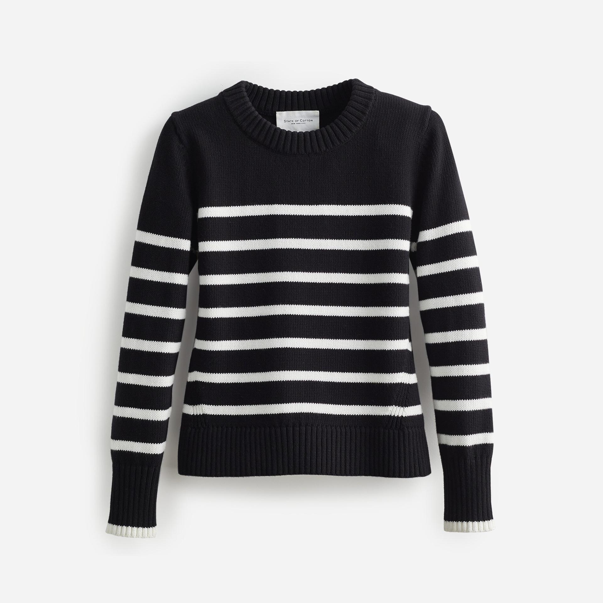 state of cotton nyc castine striped sweater