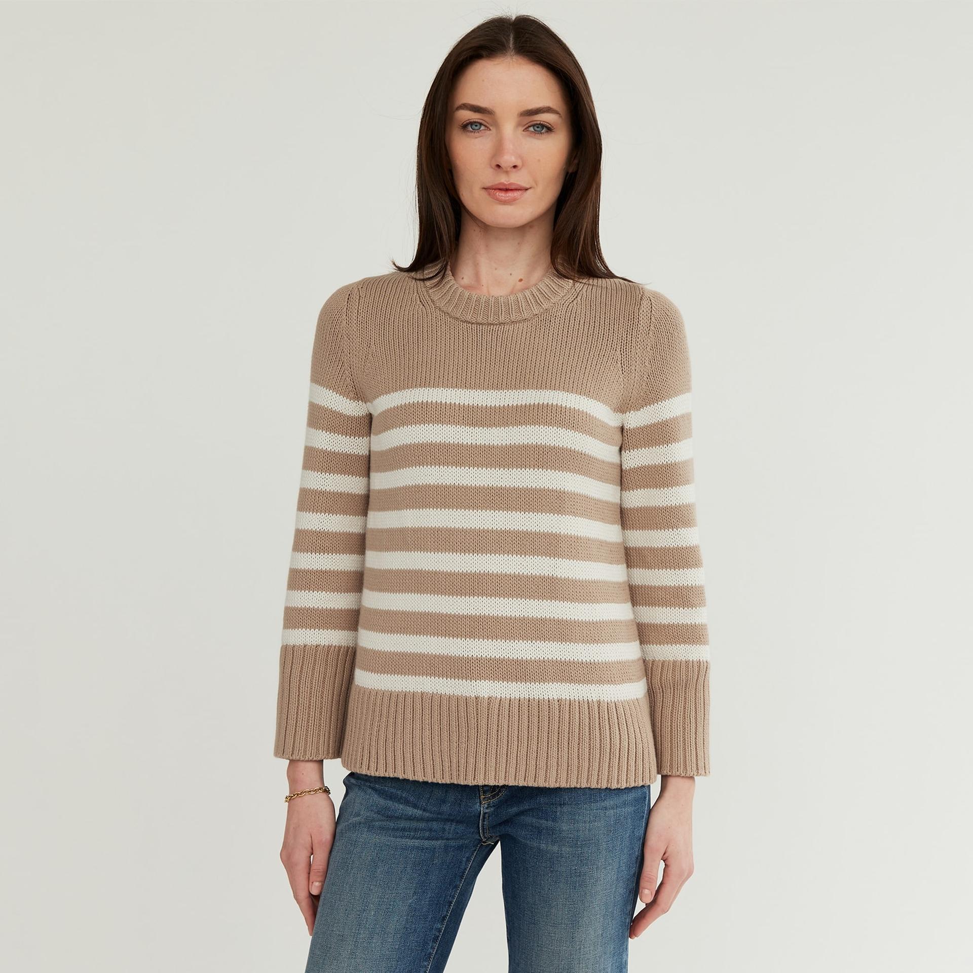 state of cotton nyc kittery sweater in stripe