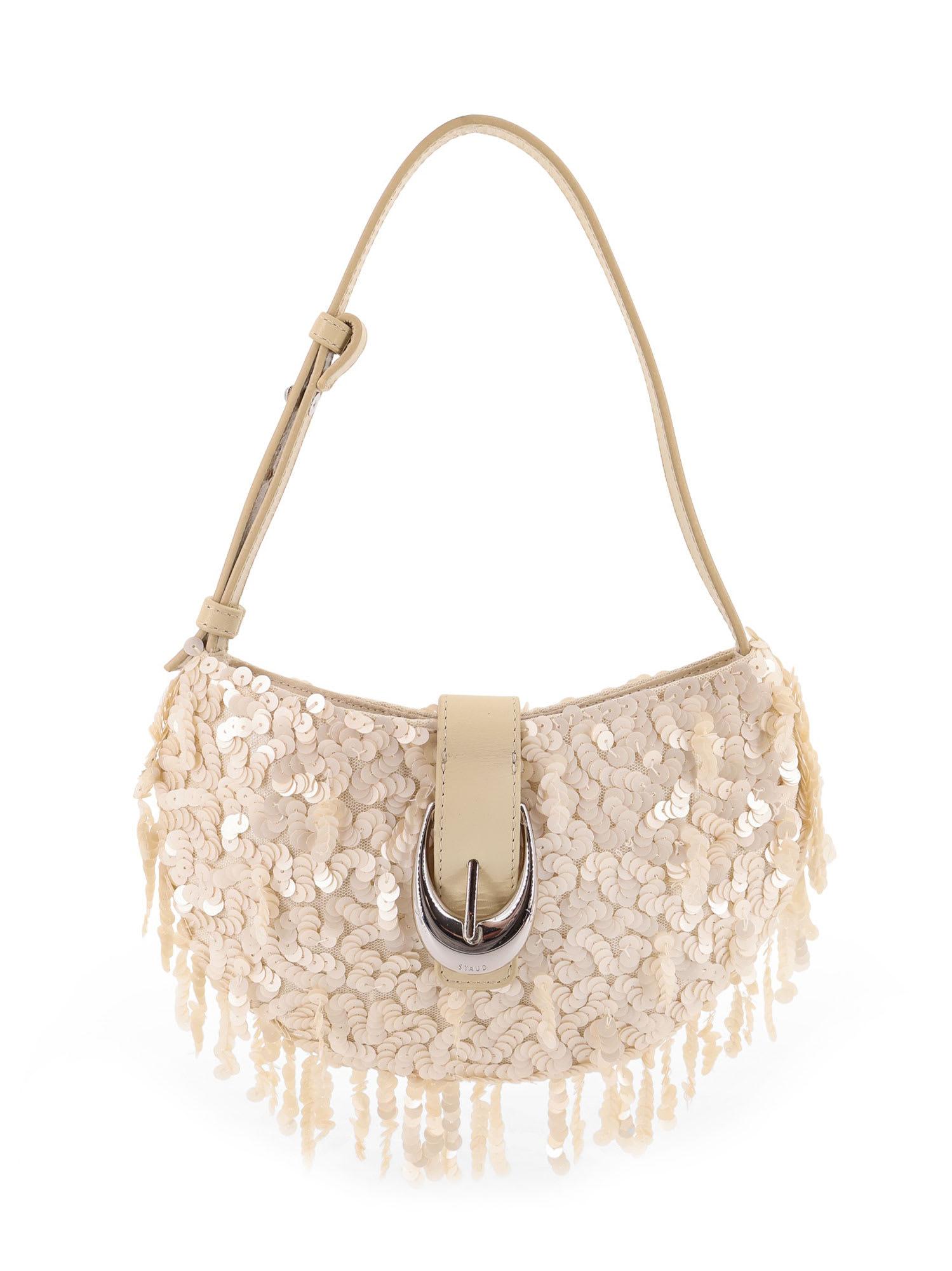 staud alana bag shoulder bag with all-over sequins