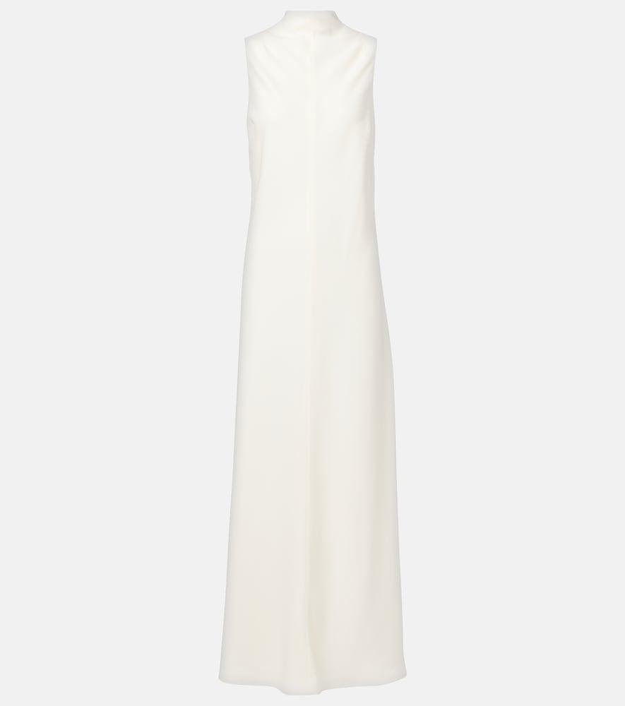 staud araya crêpe maxi dress
