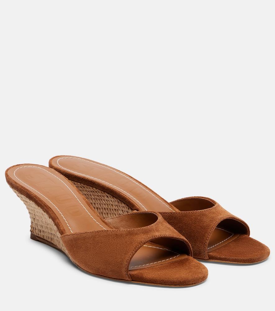 staud brigitte 60 suede wedges