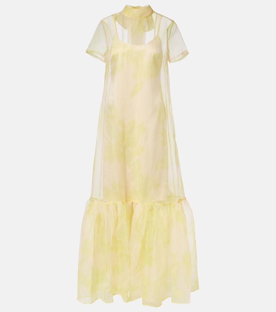 staud calluna organza maxi dress