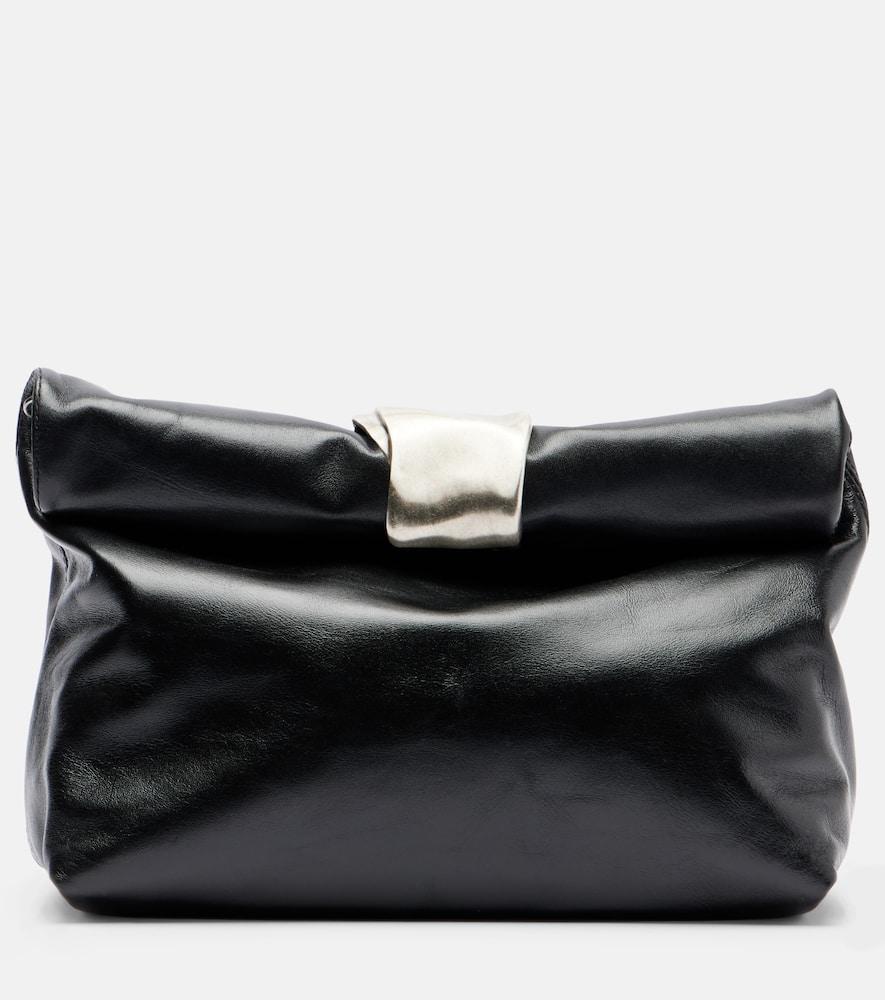staud cuff leather clutch