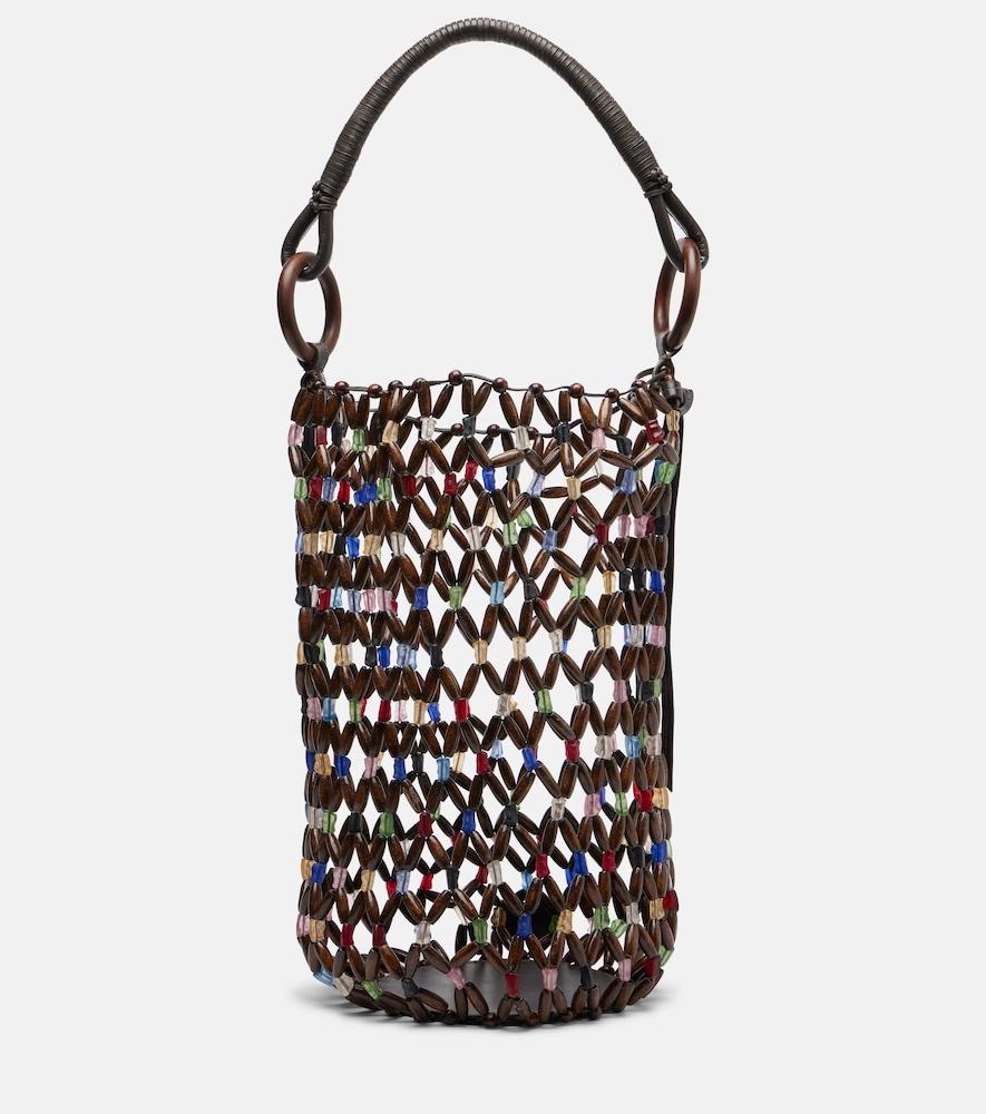 staud del mar beaded crossbody bag