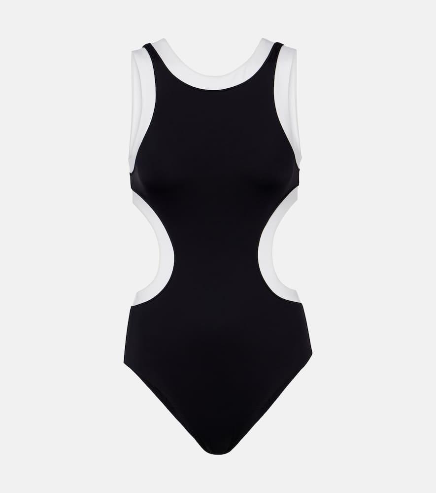 staud dolce cutout swimsuit