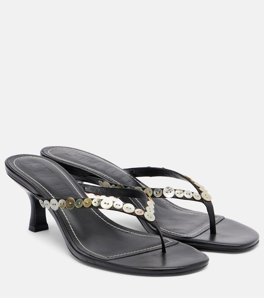 staud freja leather thong sandals